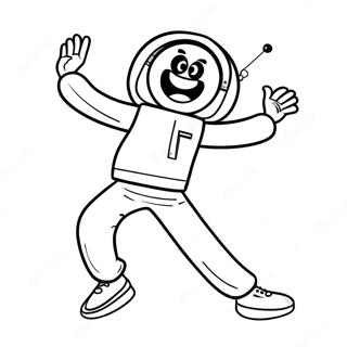 Tiktok Coloring Pages