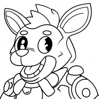 Mangle Fnaf Coloring Pages