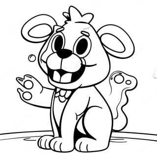 Mangle Fnaf In Action Coloring Page 17360-13993