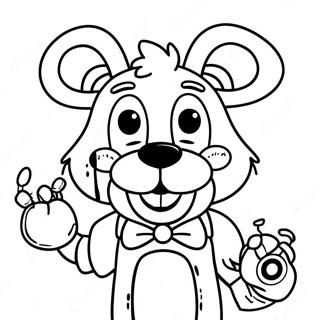 Mangle Fnaf In Action Coloring Page 17360-13994