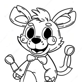 Mangle Fnaf In Action Coloring Page 17360-13995