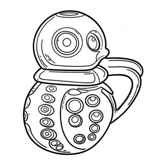 Pop It Fidget Toy Coloring Page 17369-14004