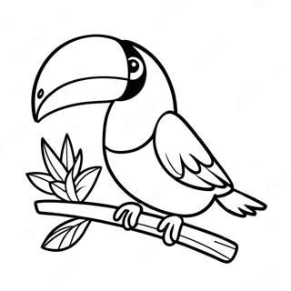 Toucan Coloring Pages