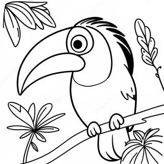 Toucan Coloring Page 17409-14031