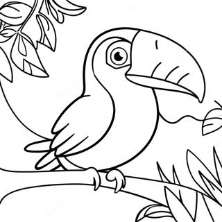 Toucan Coloring Page 17409-14032