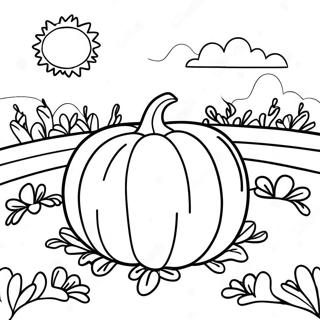 Pumpkin Patch Coloring Pages