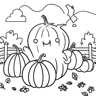 Pumpkin Patch Coloring Page 1741-1432