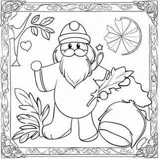 Yule Coloring Page 17429-14058