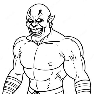 The Fiend Wwe Coloring Page 17459-14069