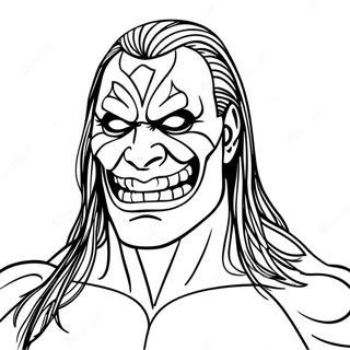 The Fiend Wwe Coloring Page 17459-14071