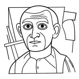 Picasso Coloring Page 17479-14085