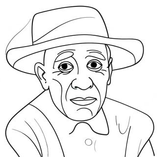 Picasso Coloring Page 17479-14087