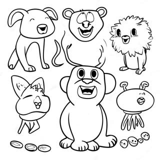 Sarcastic Animals Coloring Page 17510-14115