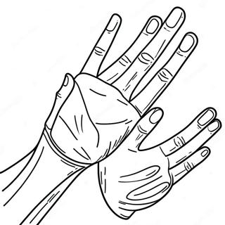 Hands Coloring Pages