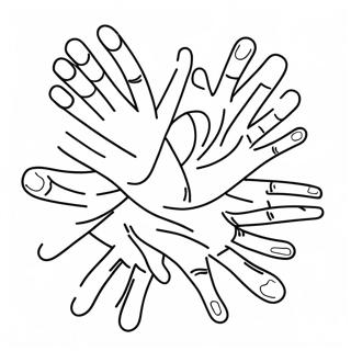 Hands Coloring Page 17549-14143