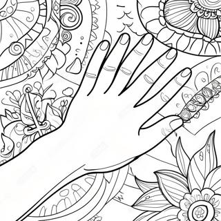 Hands Coloring Page 17549-14144