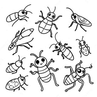 Bugs Coloring Page 17609-14185