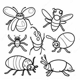 Bugs Coloring Page 17609-14187