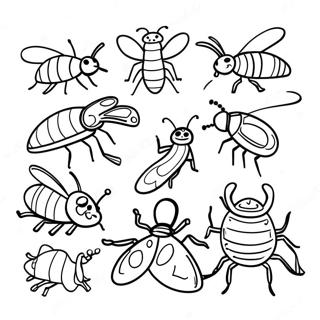 Bugs Coloring Page 17609-14188