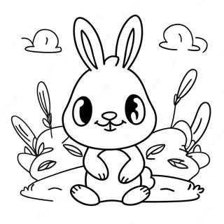 Sunny Bunnies Coloring Page 17629-14203