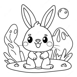 Sunny Bunnies Coloring Page 17629-14204