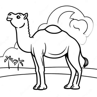 Camel Coloring Page 17639-14210