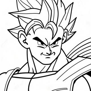 Vegito Super Saiyan Coloring Page 17679-14247