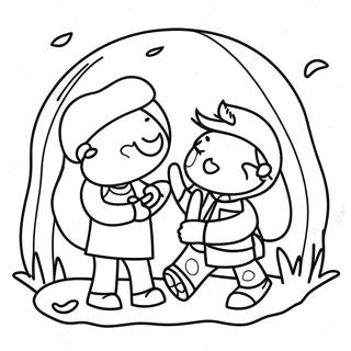 Adventurous Mommy And Child Coloring Page 17690-14259