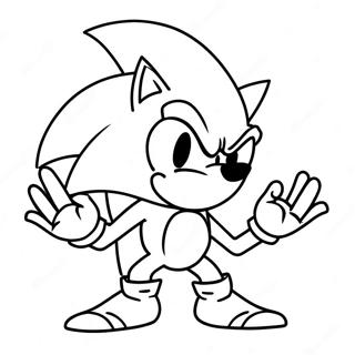 Sonic The Werehog Coloring Pages