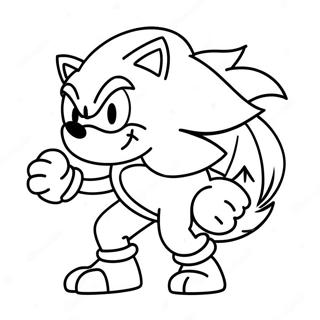 Sonic The Werehog Coloring Page 17759-14308