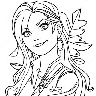 Mal Descendants Coloring Pages