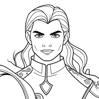 Mal Descendants With Magical Powers Coloring Page 17770-14337