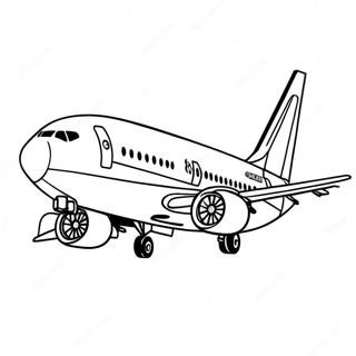 Boeing 737 In Flight Coloring Page 17830-14371