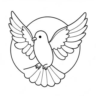 Holy Spirit Dove Coloring Page 17839-14374