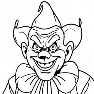 Killer Klowns From Outer Space Coloring Page 17849-14386