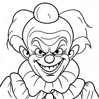 Killer Klowns From Outer Space Coloring Page 17849-14388