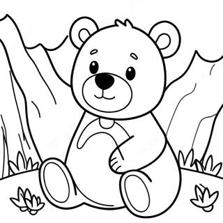 Hey Bear Coloring Page 17879-14408