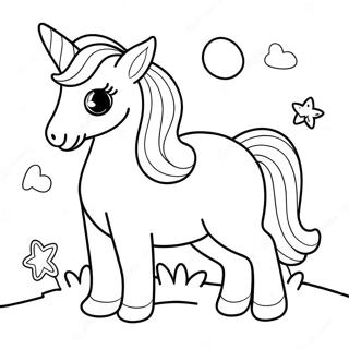 Bunny Unicorn Coloring Page 17899-14422