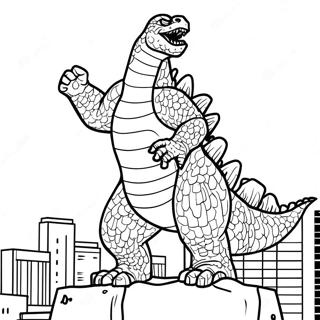 Godzilla Minus One Coloring Pages