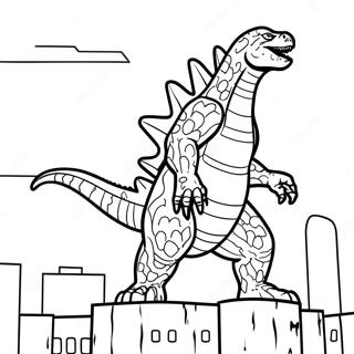 Godzilla Minus One Coloring Page 17909-14434