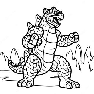 Godzilla Minus One Coloring Pages