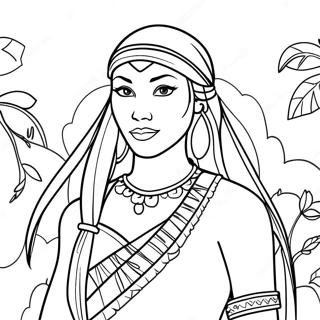 Pocahontas Coloring Page 1791-1476