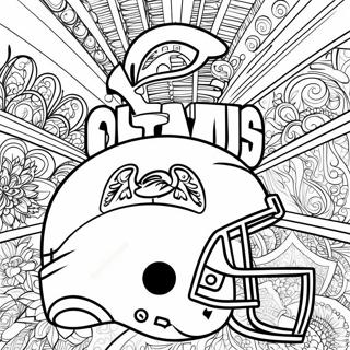 Superbowl Coloring Pages