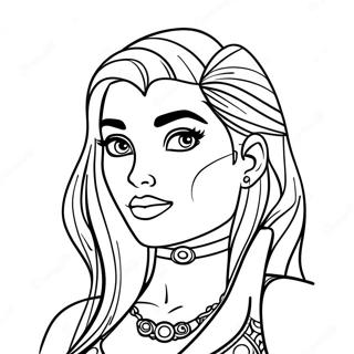 Descendants 3 Coloring Pages