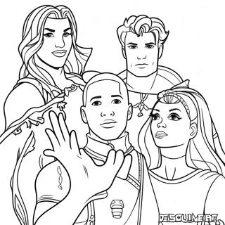 Descendants 3 Coloring Page 17959-14472