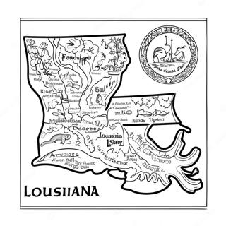 Louisiana Coloring Pages