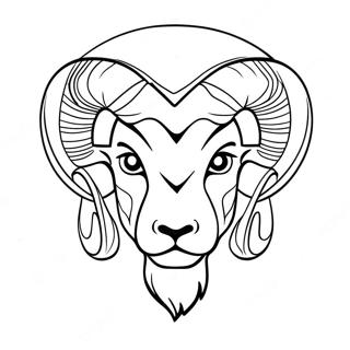 La Rams Logo Coloring Page 17999-14502