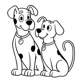 101 Dalmatians Coloring Page 18009-14512