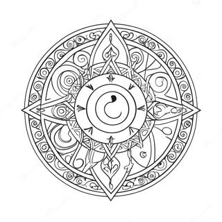 Pagan Symbol Coloring Page 18029-14524