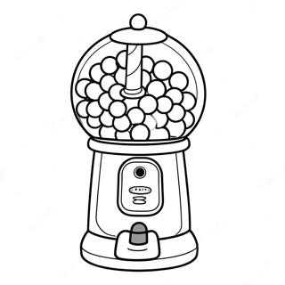 Gumball Machine Coloring Page 18059-14550